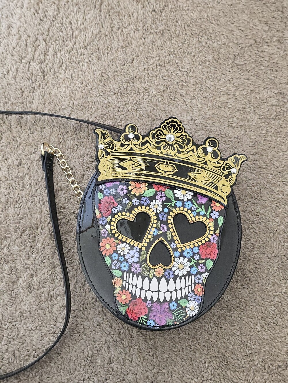 Betsey Johnson Sugar Skull Crossbody
